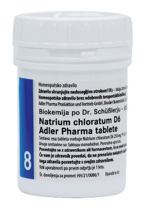 adler pharma natrijev klorid D6 homeopatsko zdravilo