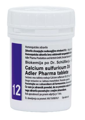 adler pharma calcium sulfurcum d6 homeopatsko zdravilo