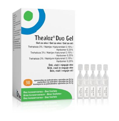 Embalaža Tehaloz dus gel, po 30 vsebnikov
