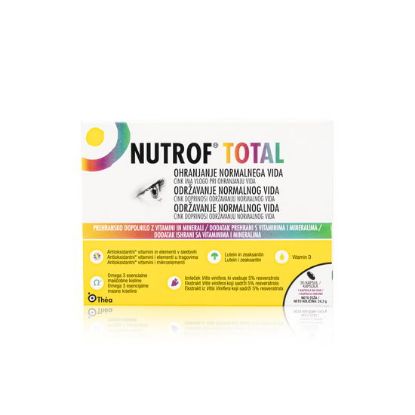 Nutrof Total za oči z luteinom, embalaža