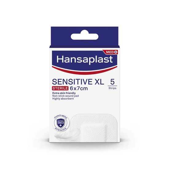 hansaplast sensitive sterilni obliži XL