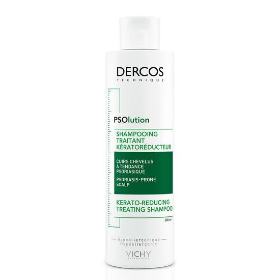 Steklenička Vichy Dercos PSOLUTION šampona za lasišče, nagnjeno k luskavici, 200 ml