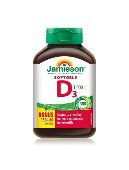 Jamieson Vitamin D 1000 i.e., kapsule