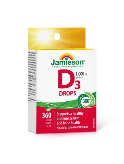 Jamieson Vitamin D 1000 i.e. (25 μg), kapljice