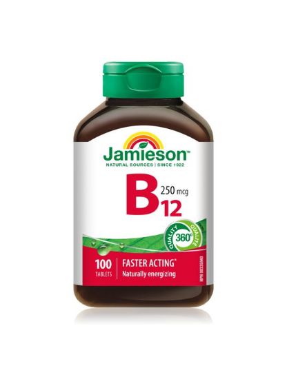 Jamieson Vitamin B12 250 μg, tablete