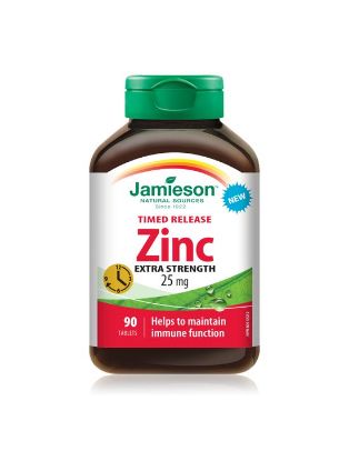 Jamieson Cink 25 mg, tablete s podaljšanim sproščanjem