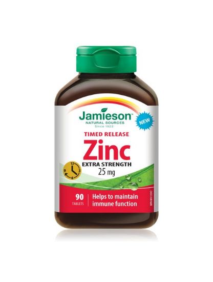 Jamieson Cink 25 mg, tablete s podaljšanim sproščanjem