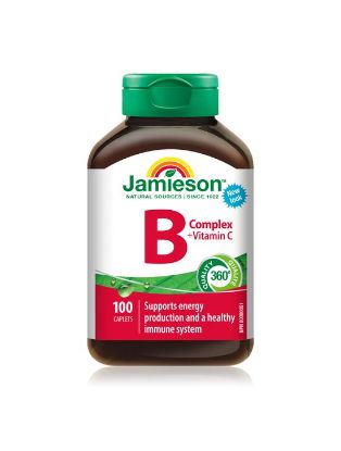 Jamieson B kompleks + Vitamin C, 100 tablet