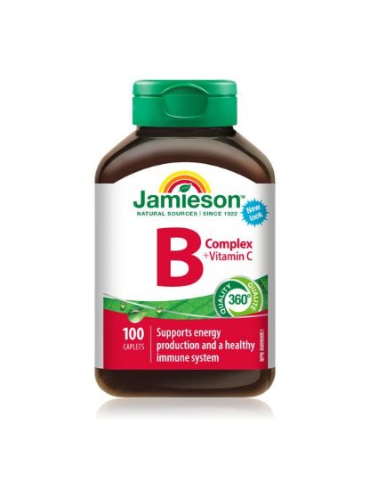 Jamieson B kompleks + Vitamin C, 100 tablet