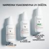 Vichy Capital Soleil UV-CLEAR fluid SPF 50+ skupaj z drugimi zaščitnimi izdelki linije Capital Soleil