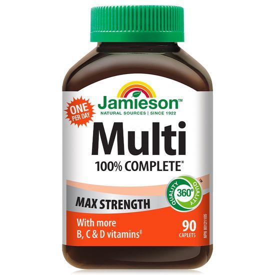 Jamieson Multi vitamini in minerali VISOKA JAKOST, 90 tablet