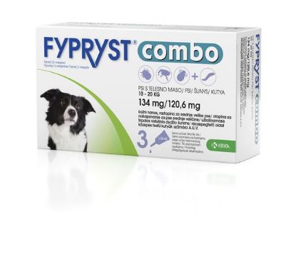 FYPRYST-COMBO za pse od 10 do 20 kg proti bolham 3x1,34ml