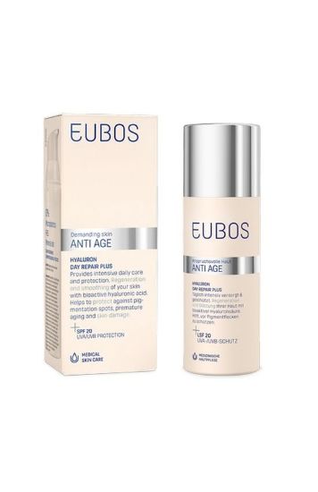 Eubos Anti Age Hyaluron Day Repair Plus dnevna krema ZF20 dispenzer, 50 ml