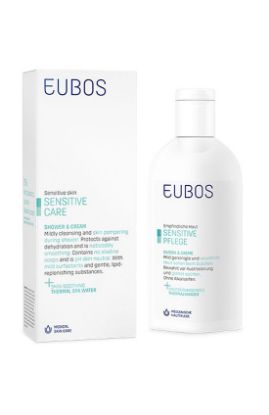 Eubos Sensitive nega Shower&Cream gel za prhanje, 200 ml
