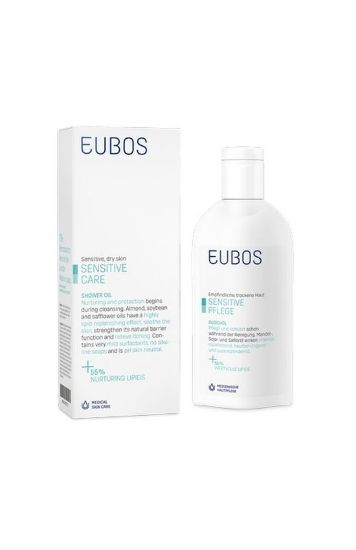 Eubos Sensitive nega olje za tuširanje, 200 ml