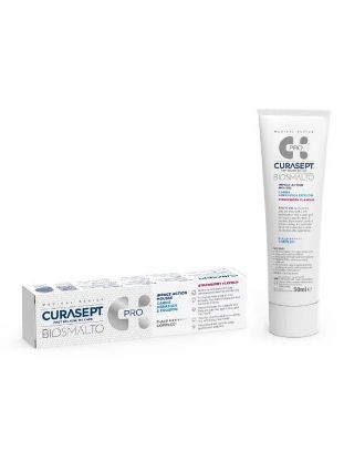 Curasept zobna pena BIOSMALTO IMPACT ACTION CAE z okusom jagode, 50 ml