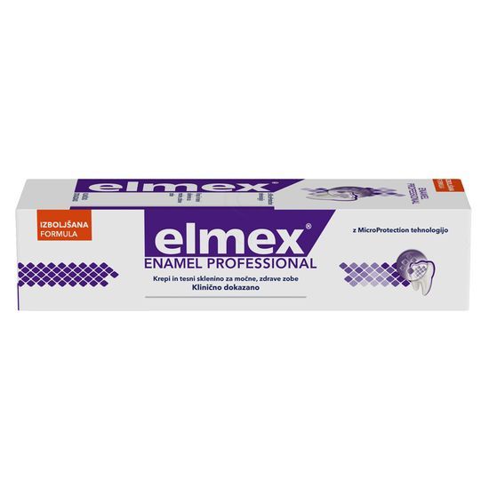 Elmex zobna krema Enamel professional za zaščito zobne sklenine, 75 ml