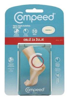COMPEED OBLIŽ ZA ŽULJE SREDNJI za pete 10x