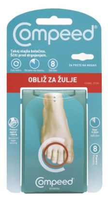 COMPEED obliž za žulje na prstih na nogah 8x