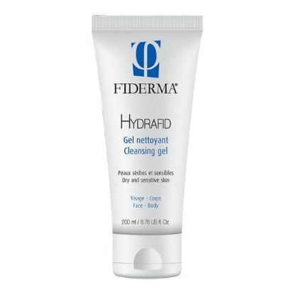Fiderma Hydrafid čistilni gel za suho kožo za obraz in telo, 200 ml