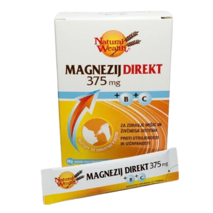 Natural Wealth Magnezij direkt 375 mg