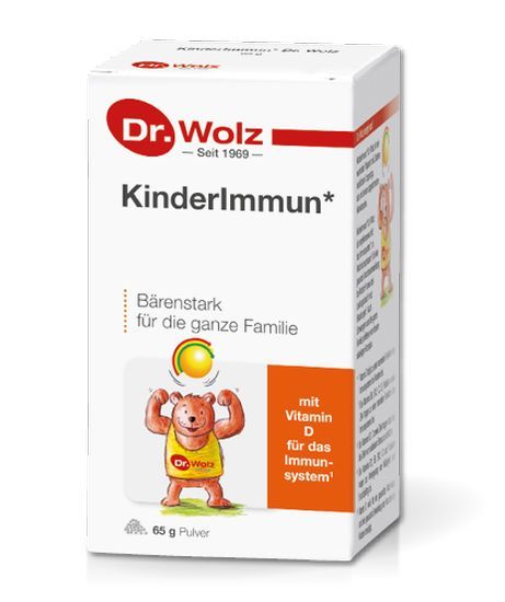 KinderImmun Dr. Wolz, 65 g praška, vitamini in minerali za otroke