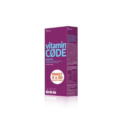 yasenka vitamin code kalcij plus 1+1 gratis 20 sum tbl