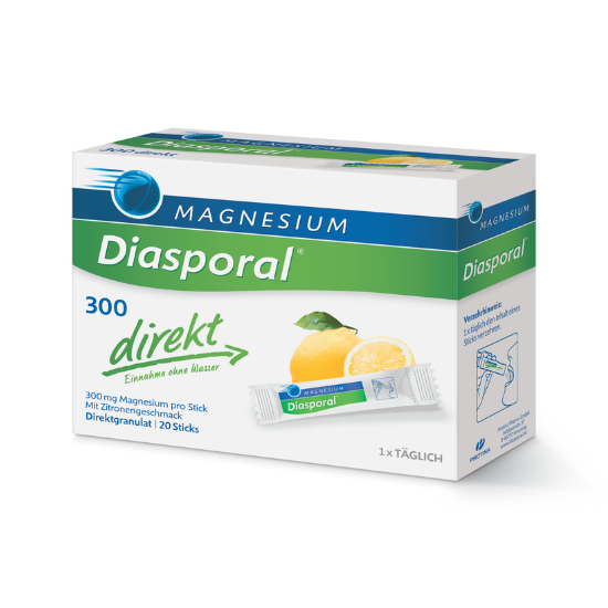 Magnesium Diasporal 300 Direkt, 20 vrečk