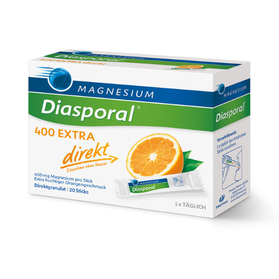 Magnesium Diasporal 400 EXTRA Direkt, 20 vrečk