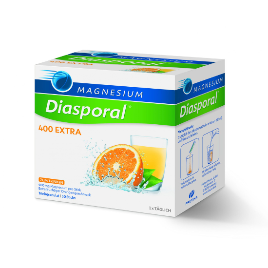 Magnesium Diasporal 400 EXTRA Direkt, 50 vrečk