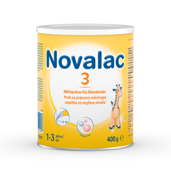 Novalac 3, nadaljevalno mleko, 400 g