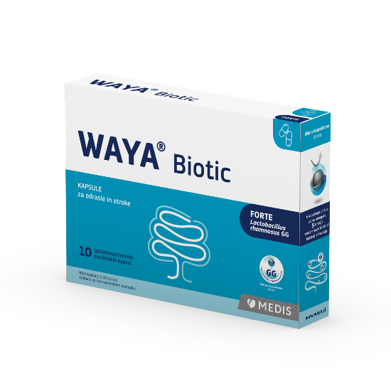 Waya Biotic kapsule za odrasle in otroke, 10 kapsul