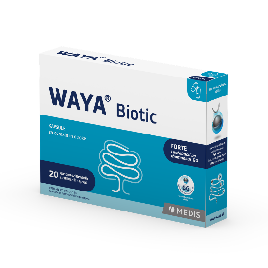 Waya Biotic kapsule za odrasle in otroke, 20 kapsul