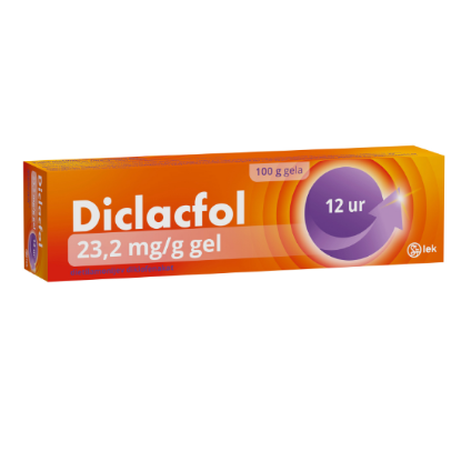 Diclacfol 23,2 mg/g gel, 100 g