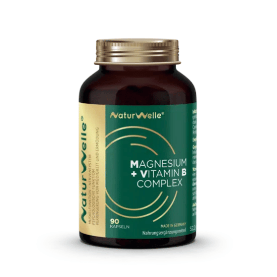 Magnezij + vitamin B kompleks Naturwelle, 90 kapsul