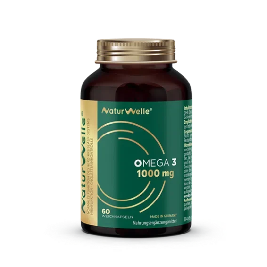 Omega-3 1000 mg Naturwelle, 60 mehkih kapsul