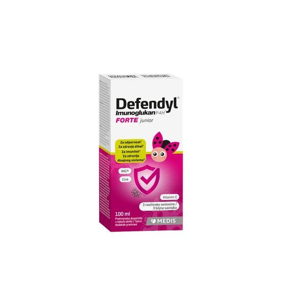Defendyl-Imunoglukan P4H FORTE junior, 100 ml