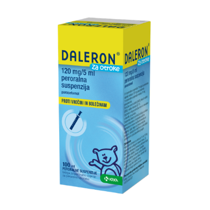Daleron sirup za otroke 120 mg